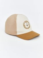 Lion Print Baby Boy Baseball Cap - Image 2