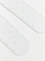 Polka Dot Baby Girls' Thin Tights 2 Pack - Image 2
