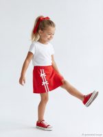 Striped Girls' Skort - Image 3
