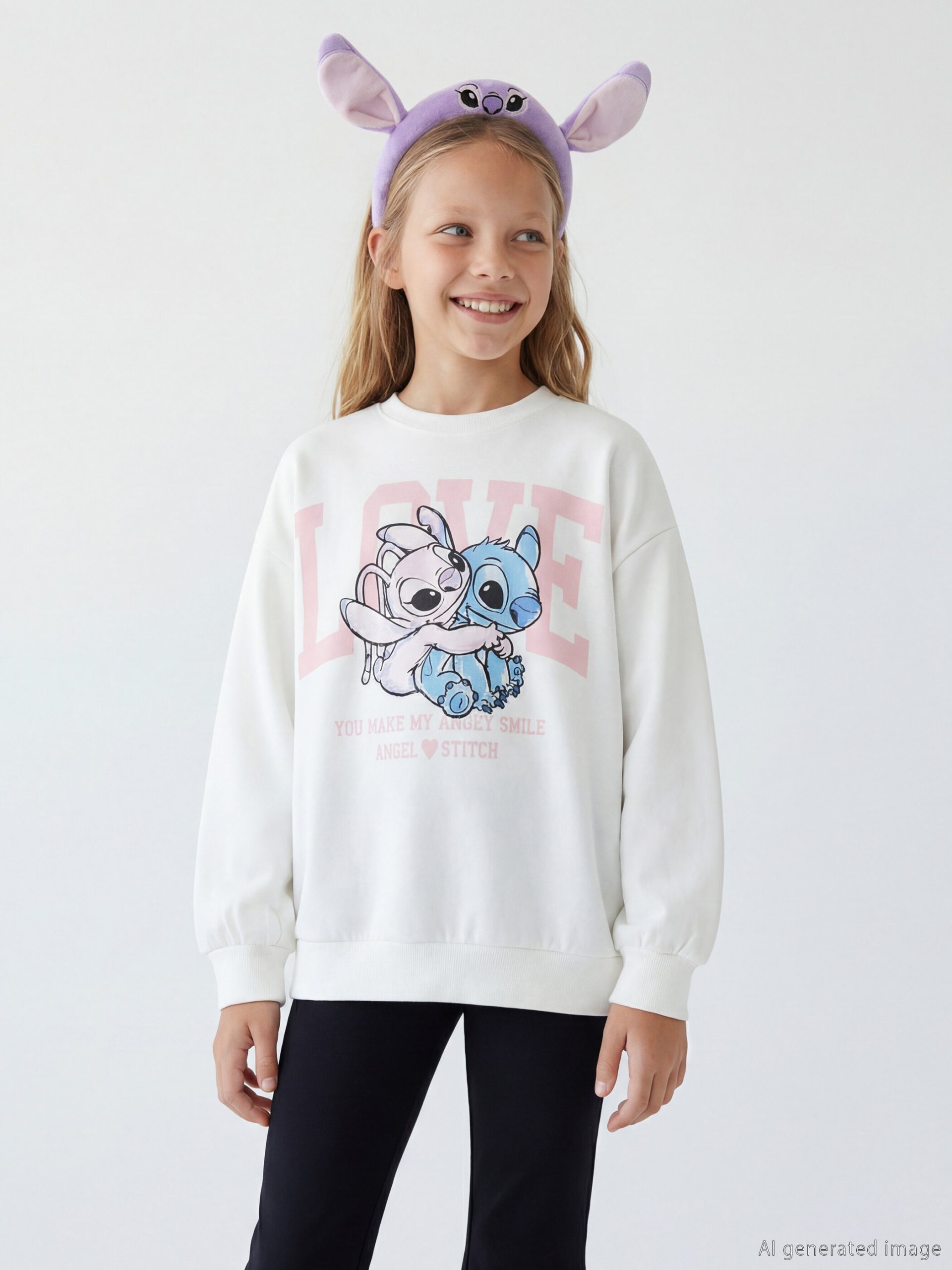 Stitch Figured Lamb Child Plush Crown