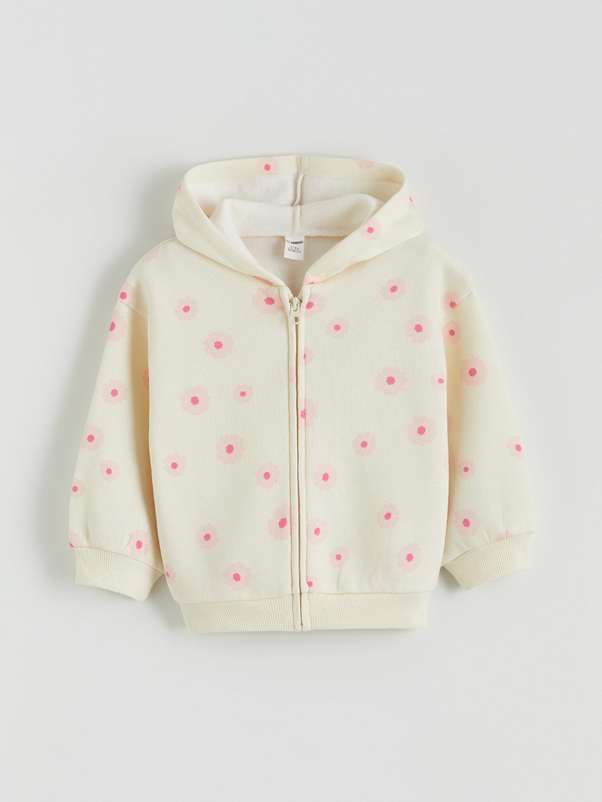 Hooded Girls' Zip-Up Sweatshirt