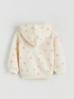 Hooded Girls' Zip-Up Sweatshirt - Image 3
