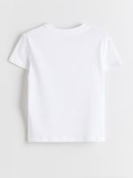 Girls' Crew Neck Ribbed T-Shirt - Image 3