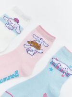 Cinnamoroll Patterned Girls' Ankle Socks 3-Pack - Image 2