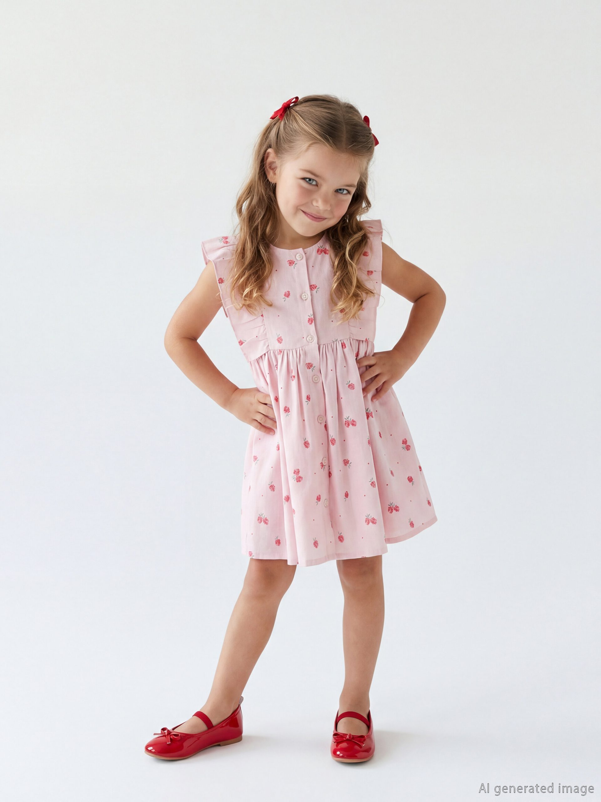Floral Girls' Dress
