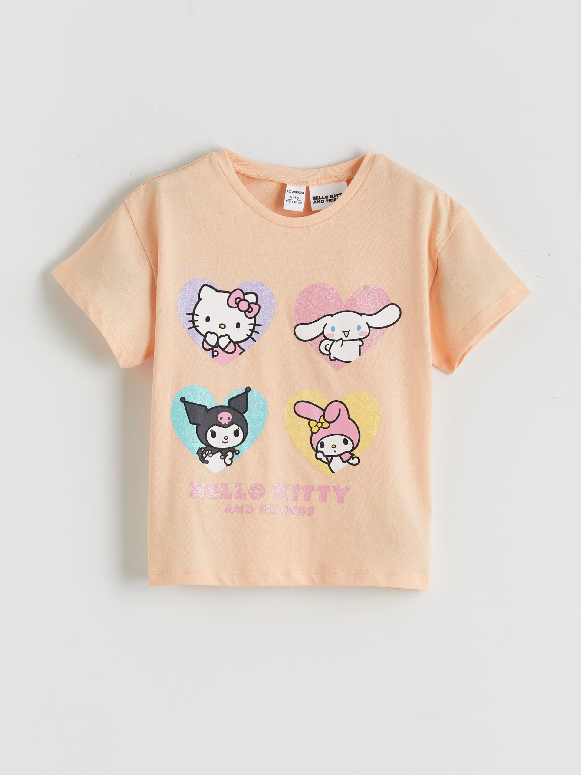 L_20261-S68692Z1-G8X_A.jpg Hello Kitty Printed Girls' T-Shirt - Image 1