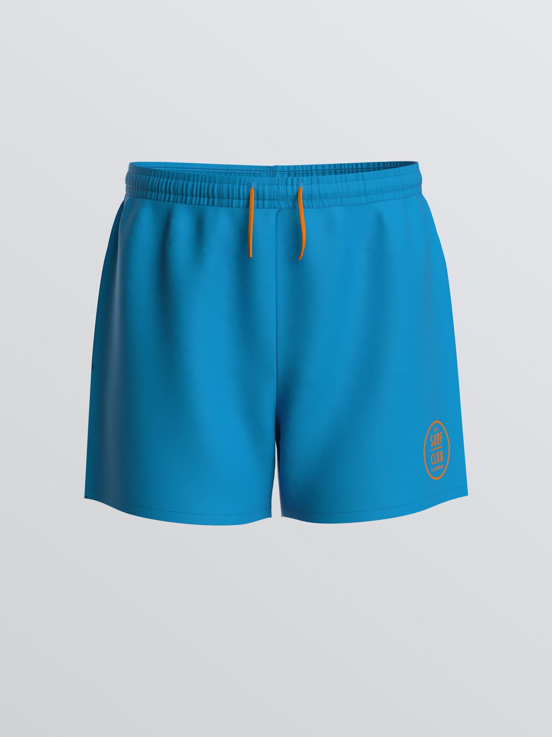 Boys' Printed Swim Shorts with Elastic Waistband