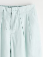 Girls' Wide-Leg Pleated Trousers - Image 3