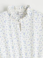 Crew Neck Floral Girls' Dress - Image 3