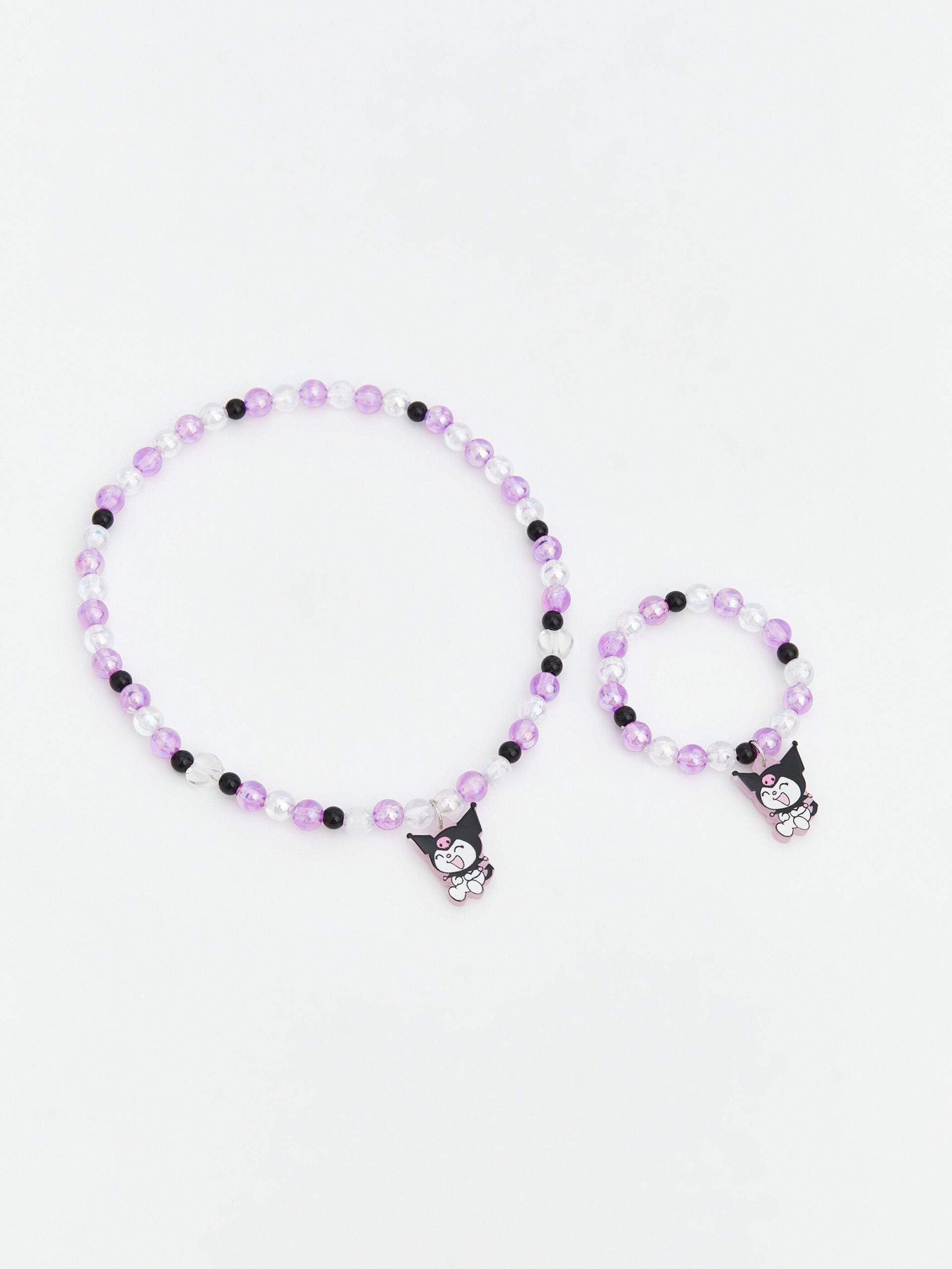 Kuromi Printed Girls' Jewelry Set