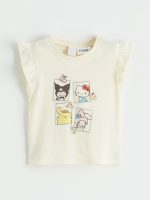 Kuromi Print Baby Girl Blouse and Leggings - Image 2