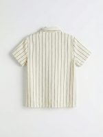 Striped Short-Sleeve Boys' Shirt and Trousers. - Image 3