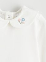 Baby Girl's Jumper Dress and Long-Sleeve Blouse Set - Image 3