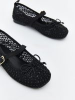 Bow Detailed Baby Girl Flats - Image 3