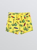 Printed Boys' Swim Shorts
