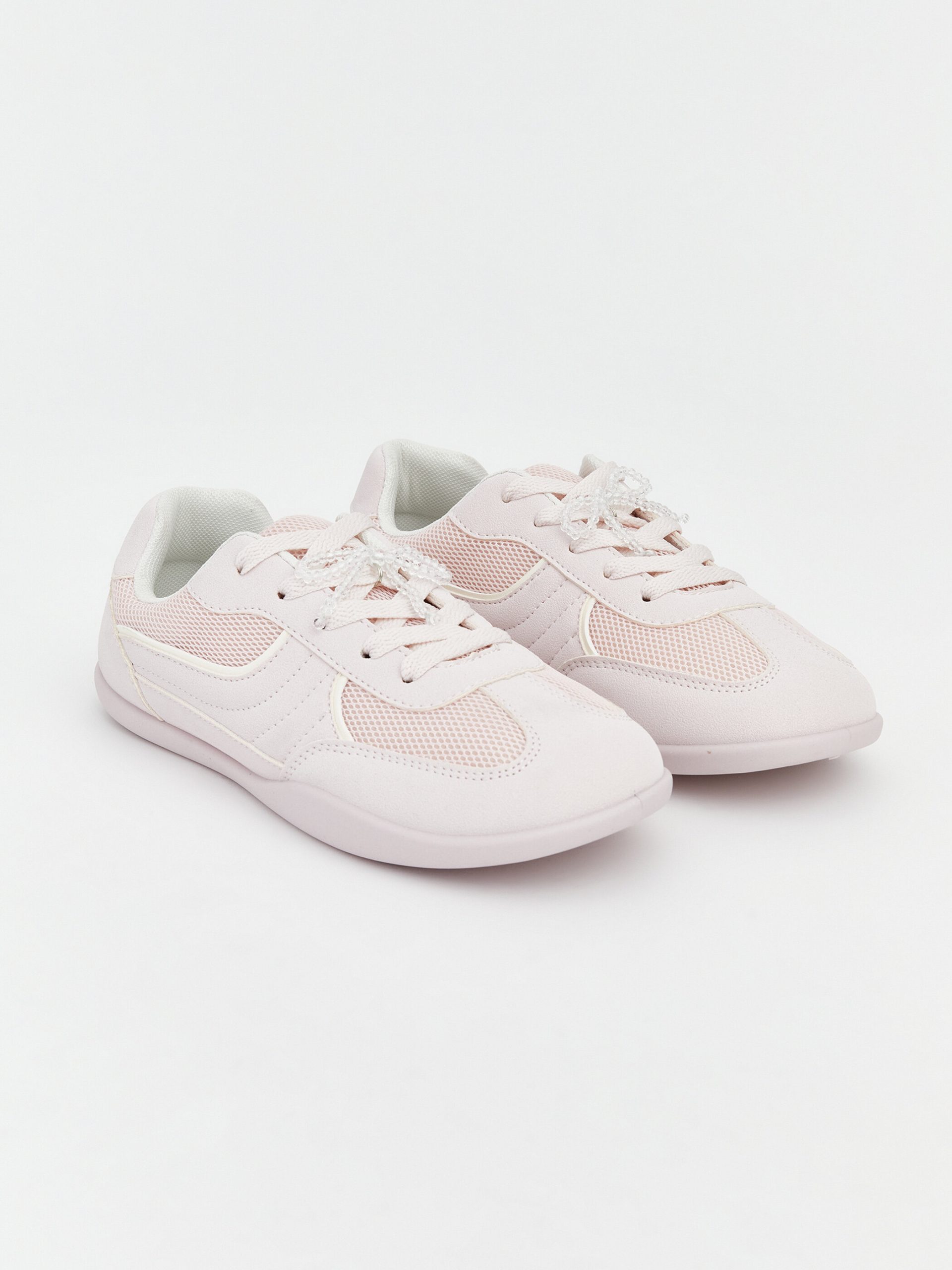 L_20261-S6DI16Z4-E6T_A.jpg Lace-up Sneakers for Girls - Image 1