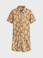 Printed Shirt and Shorts Set for Baby Boys