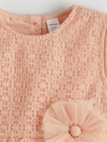 Bow Applique Girls' Tutu Dress - Image 2