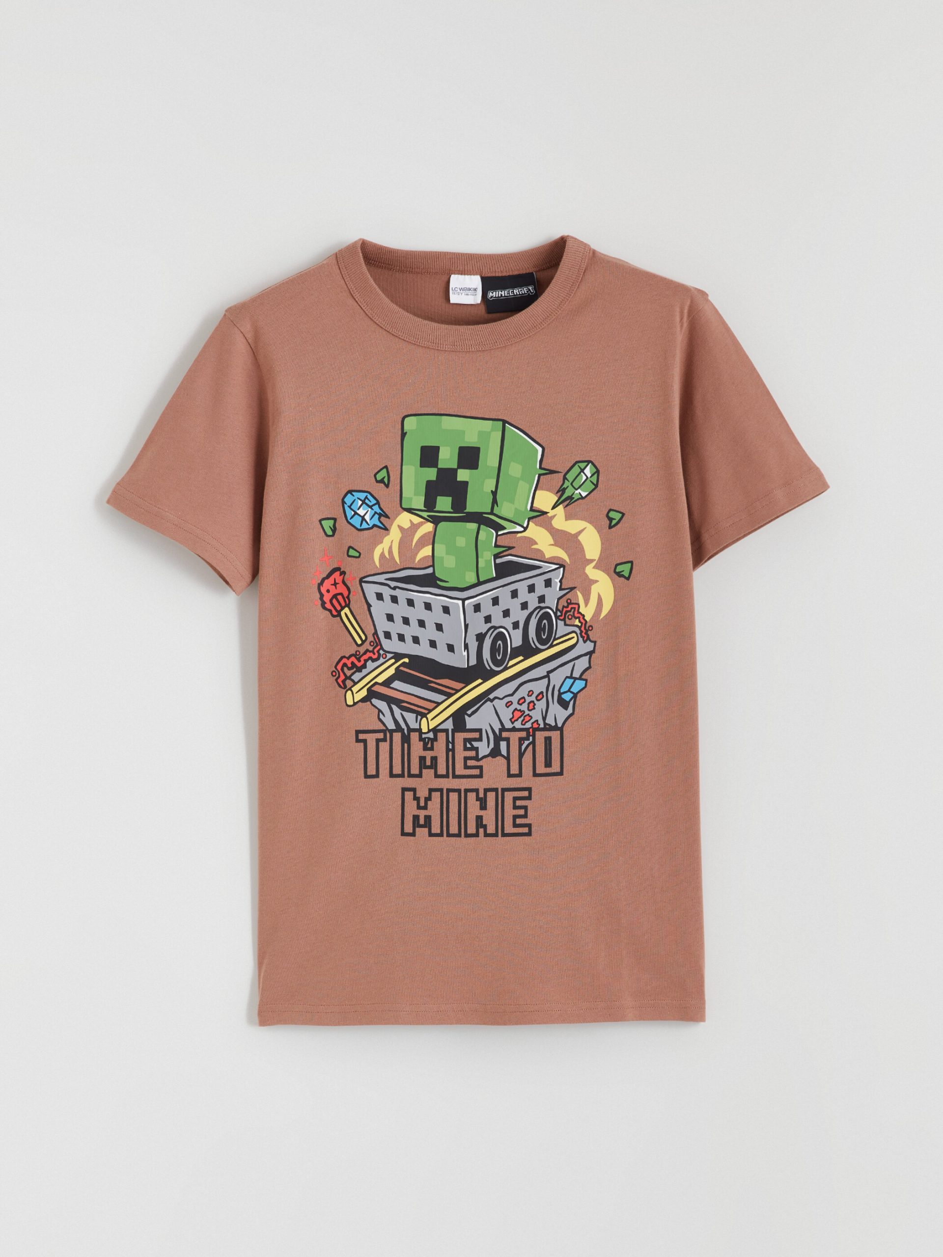 Minecraft Printed Boy's T-Shirt