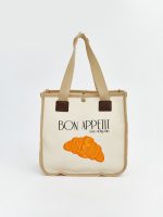Printed Canvas Shoulder Bag for Girls