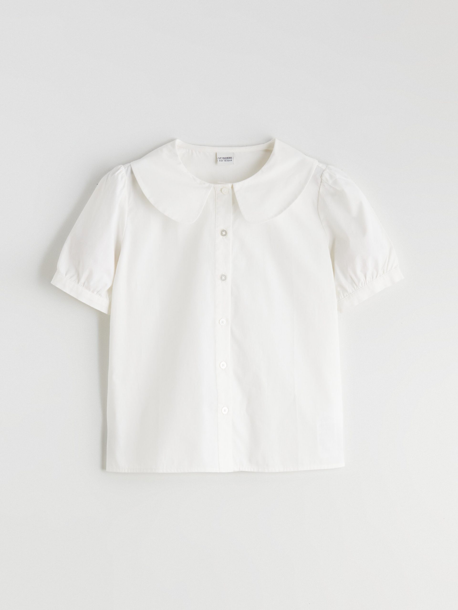 Peter Pan Collar Girl's Shirt