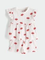 Floral-Print Baby Girl Ruffle Blouse and Shorts - Image 3