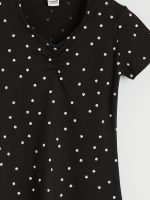 V Neck Floral Girls' Dress - Image 3