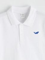 Polo Collar Embroidered Boys' T-Shirt - Image 2