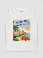 Printed Baby Boys' Tank Top and Shorts Set - Image 3