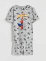 Spider-Man Printed Boys' Shortie Pyjamas Set