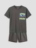 Printed Boys' Shorts and T-Shirt