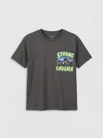 Printed Boys' Shorts and T-Shirt - Image 2