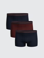Plus Size Standard Fit Cotton Stretch Men's Boxer 3-Pack
