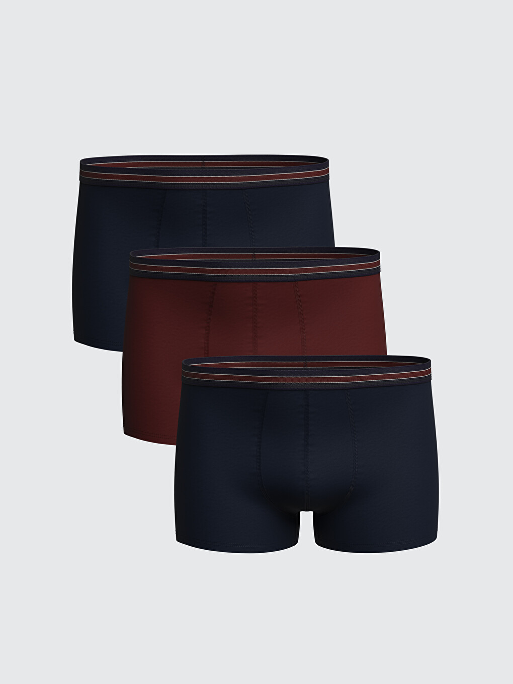 Plus Size Standard Fit Cotton Stretch Men's Boxer 3-Pack