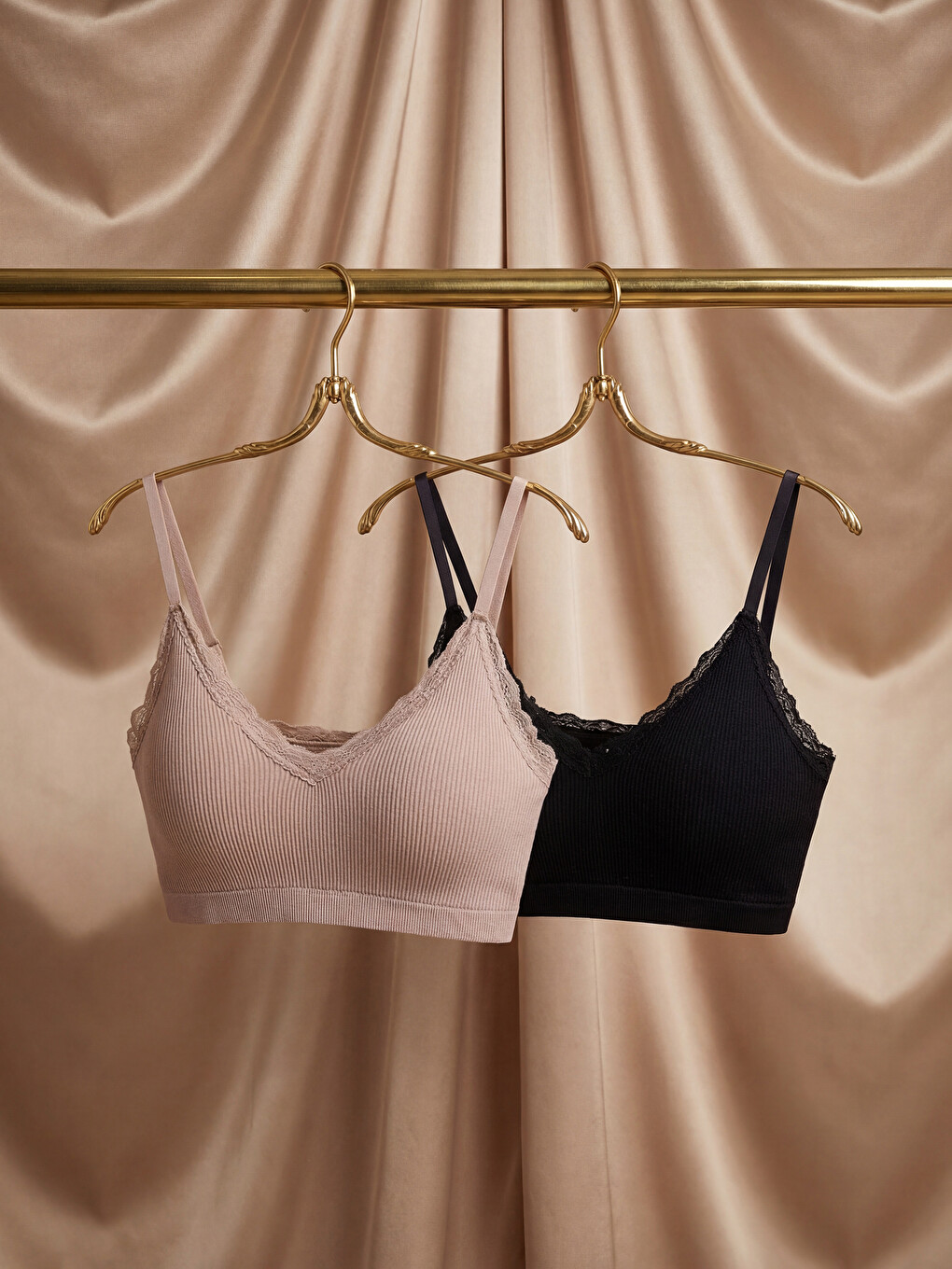 Wire-Free, Unpadded Bustier - Set of Two