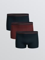 Plus Size Standard Fit Cotton Stretch Men's Boxer 3-Pack - Image 3