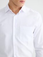 Regular Fit Dobby Men's Basic Shirt - Image 3