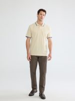 Polo Collar Pique Men's T-Shirt - Image 2
