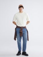 100% Cotton Boxy Fit Basic Thick T-Shirt - Image 2