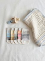Striped Baby Boys' Trainer Socks 5-Pack