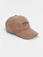 Men's Baseball Cap in Faux Suede - Image 2