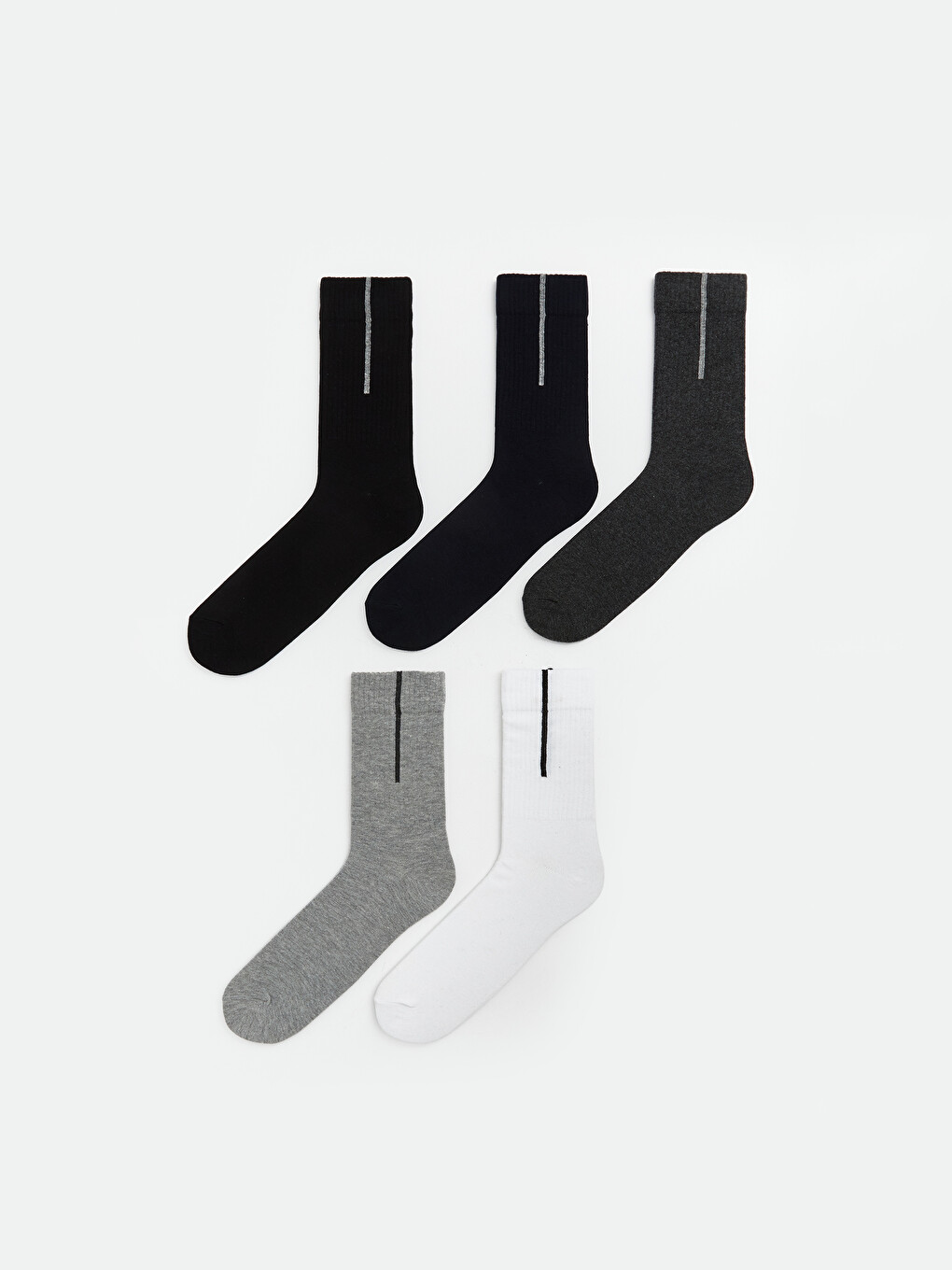 Striped Men's Ankle Socks 5-Pack