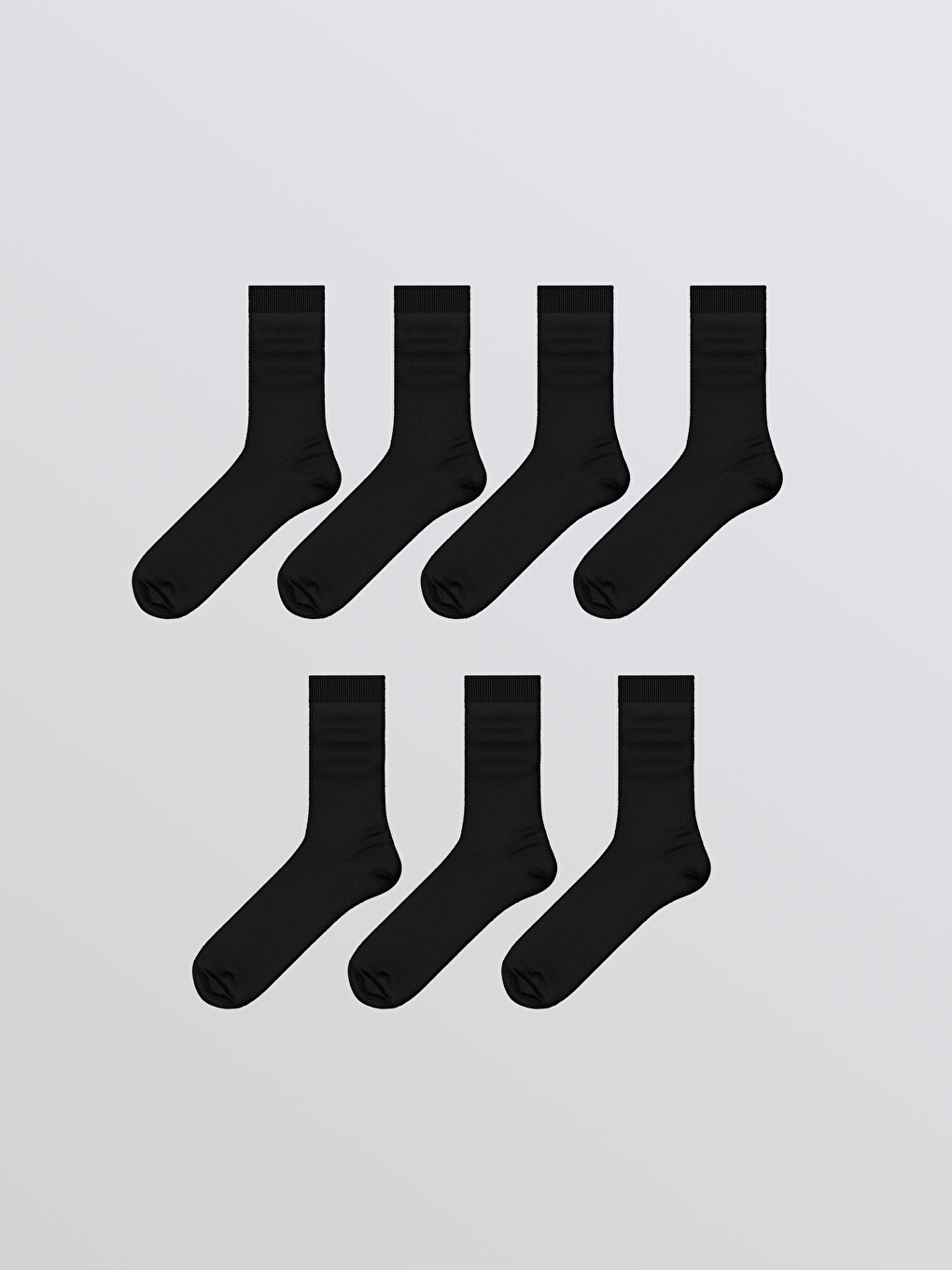 l_20261-s62556z8-heg_a.jpg Men's Bamboo Ankle Socks, Set of Seven. - Image 1