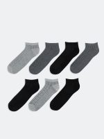 Patterned Men's Trainer Socks 7 Pack