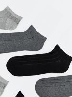 Patterned Men's Trainer Socks 7 Pack - Image 2