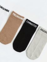 Patterned Boys' Trainer Socks 5 Pack - Image 2
