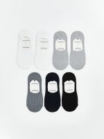 Men's Invisible Socks, Set of 7