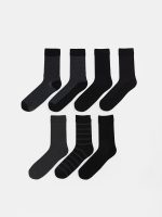 Patterned Men's Ankle Socks 7 Pack