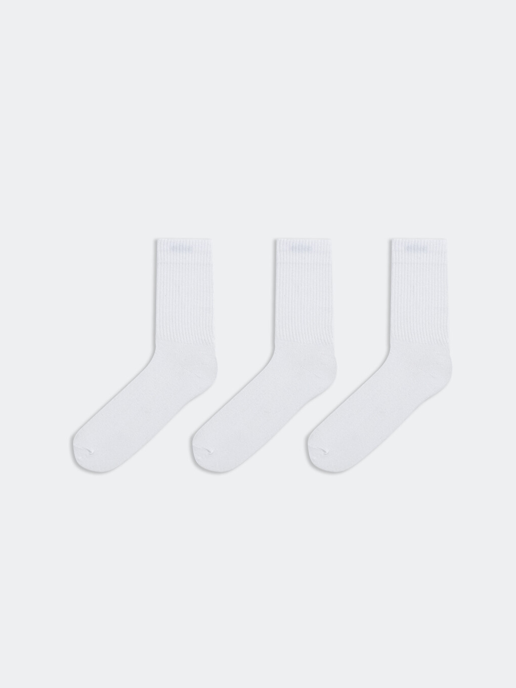l_20261-s63015z8-j5e_a.jpg Men's Ribbed Ankle Socks 3-Pack - Image 1
