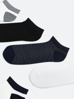 Patterned Men's Trainer Socks 7 Pack - Image 2